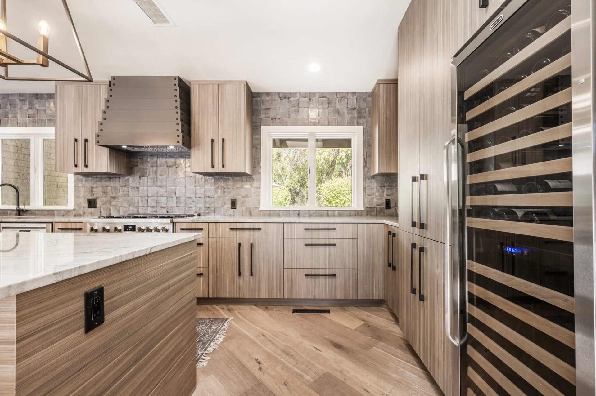 Utah Custom kitchen cabinets sleek flat doors | Trusted quality for Utah homeowners.