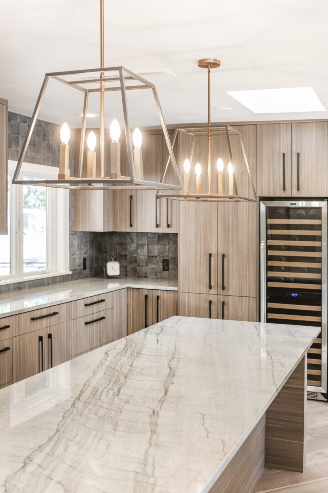 Custom kitchen cabinet doors in a contemporary Salt Lake City home